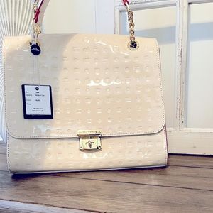 NWT, Arcadia Patent Leather Satchel Handbag